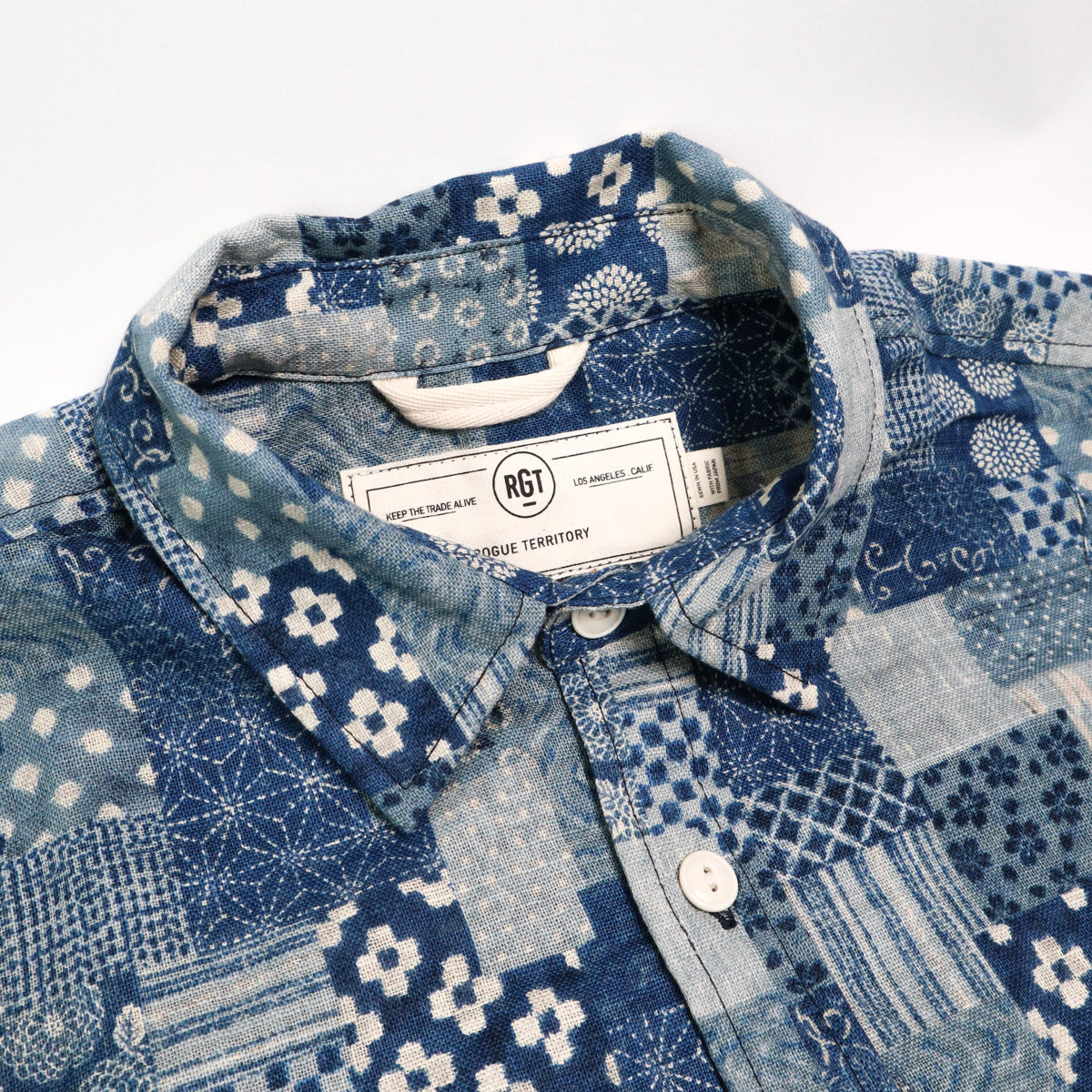 Oxford Shirt Patchwork Blue