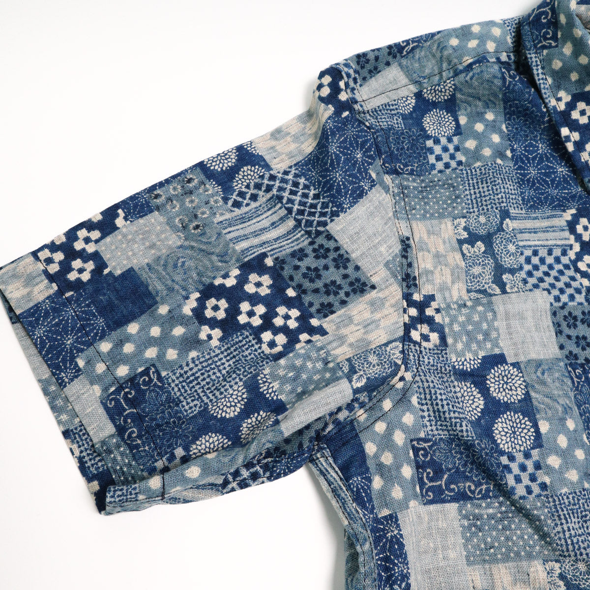 Oxford Shirt Patchwork Blue