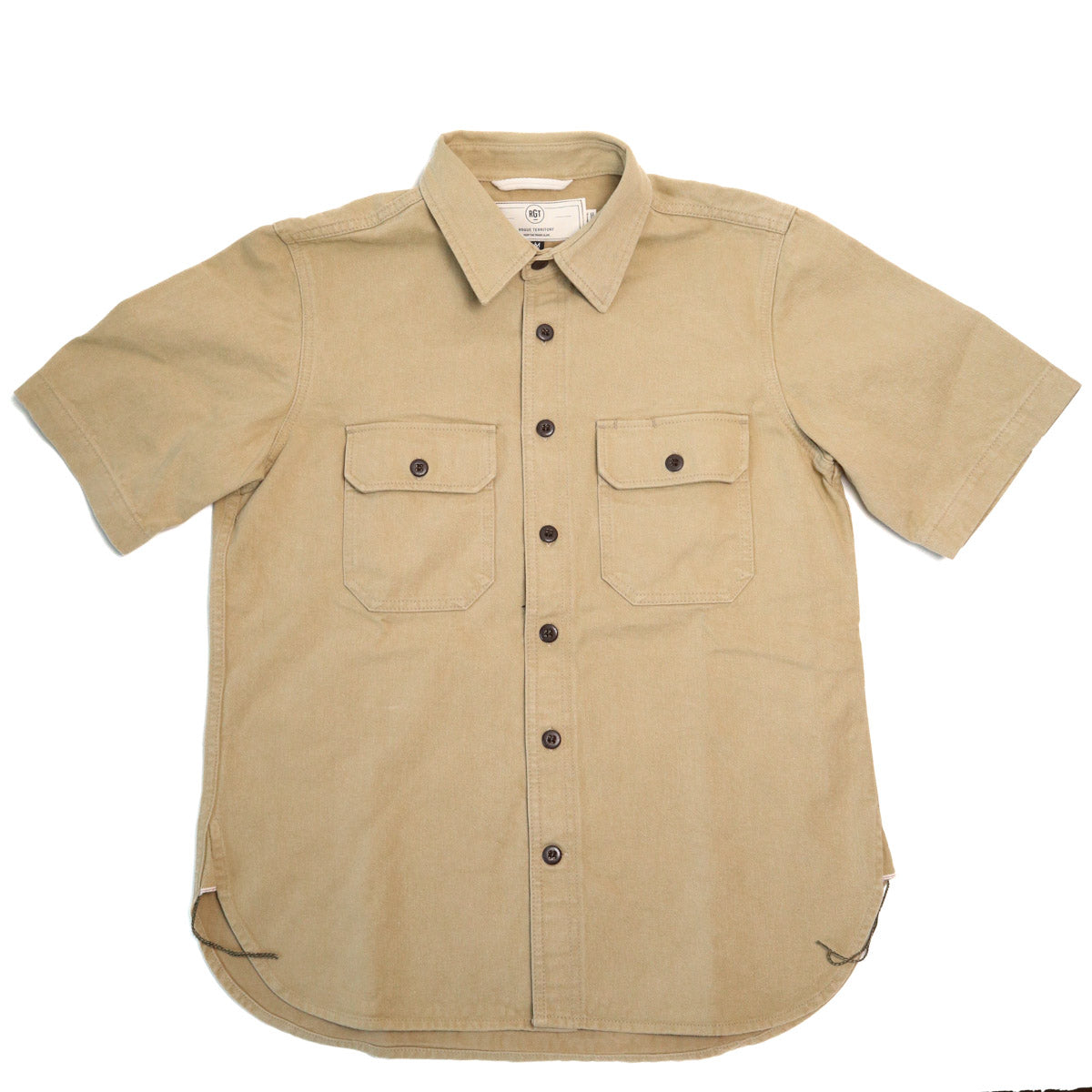 Field Shirt Rinsed Khaki Selvedge