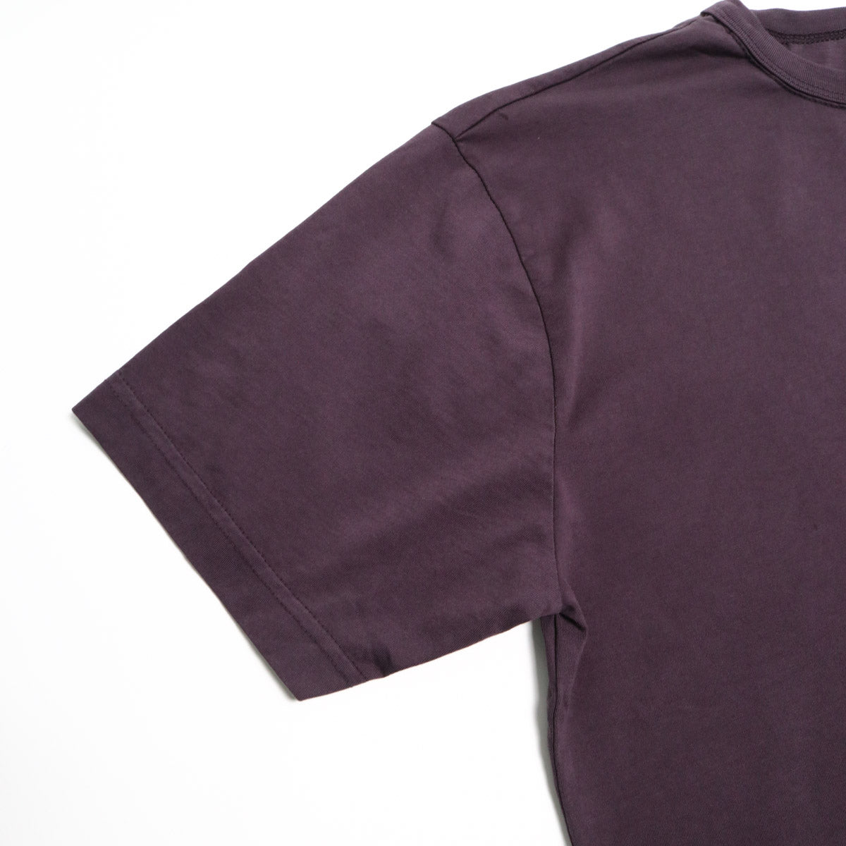 Garment Dyed Pima Tee Plum