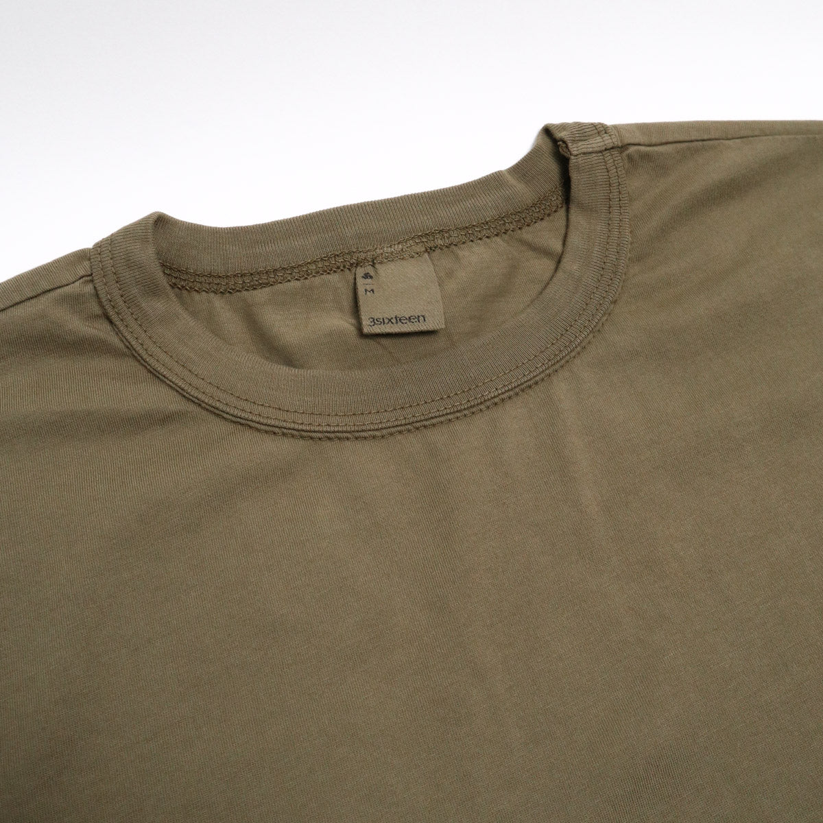 Garment Dyed Pima Tee Military Green