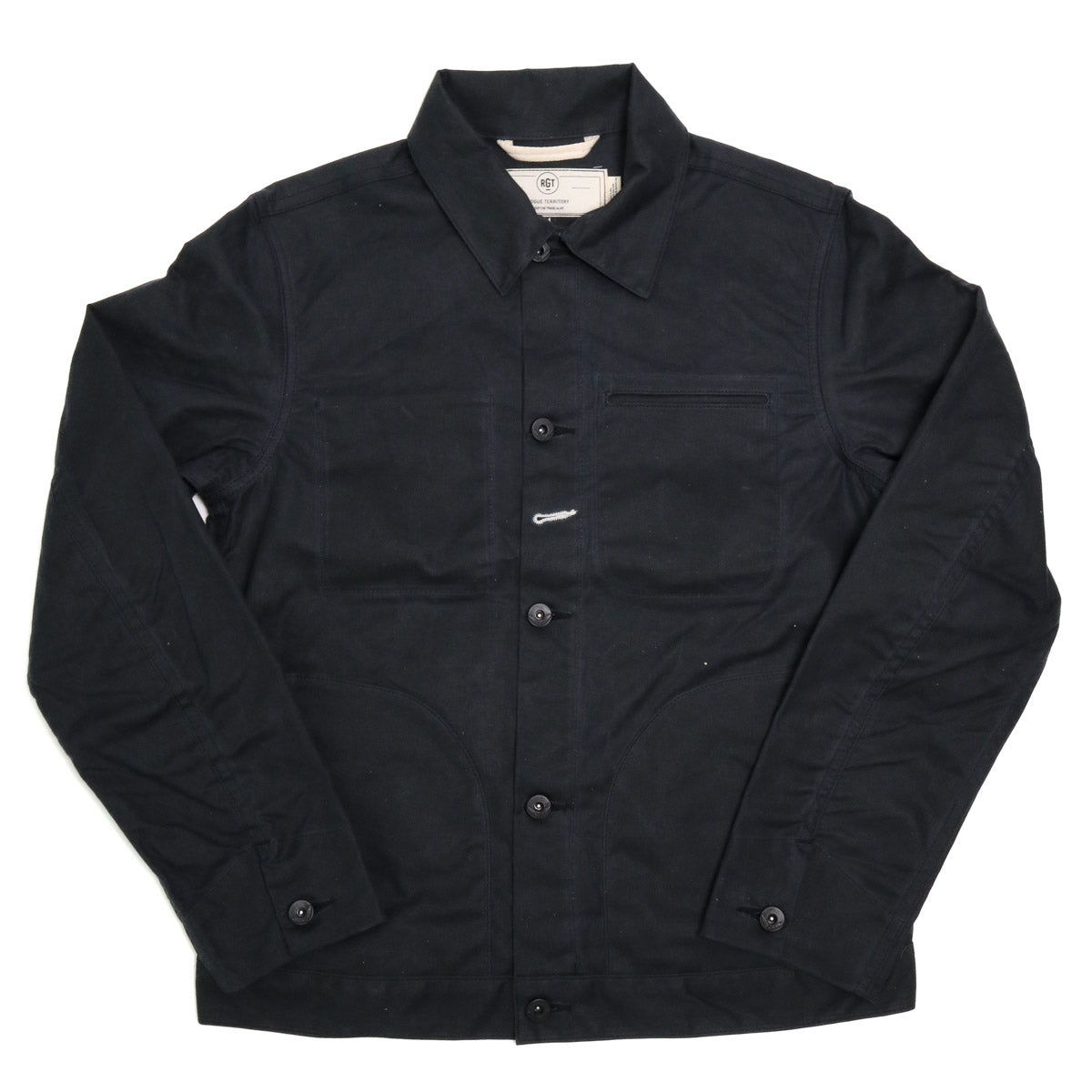 Ridgeline Supply Jacket Black Waxed Canvas