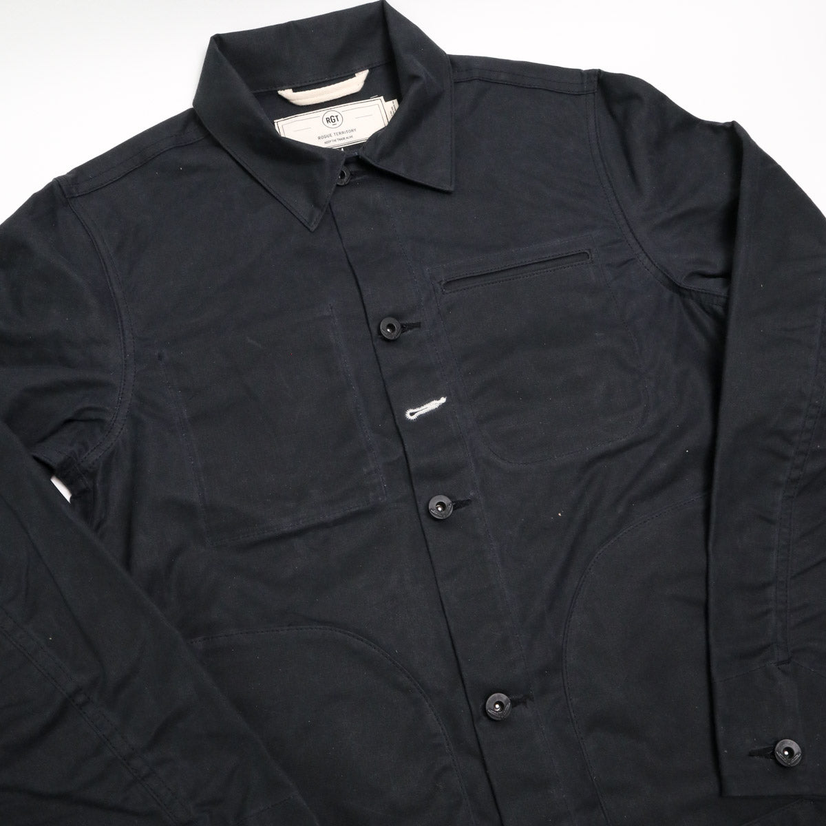 Ridgeline Supply Jacket Black Waxed Canvas