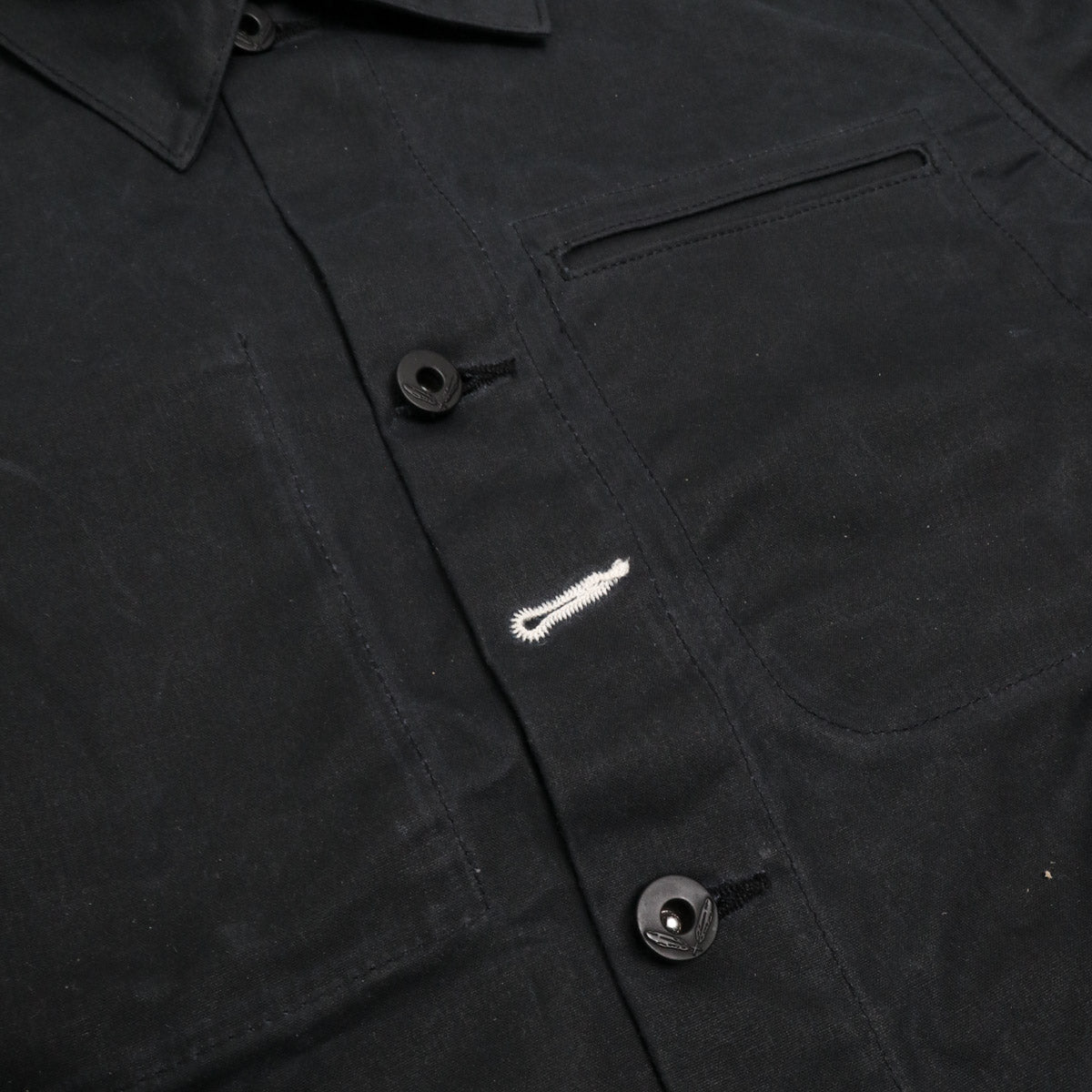 Ridgeline Supply Jacket Black Waxed Canvas