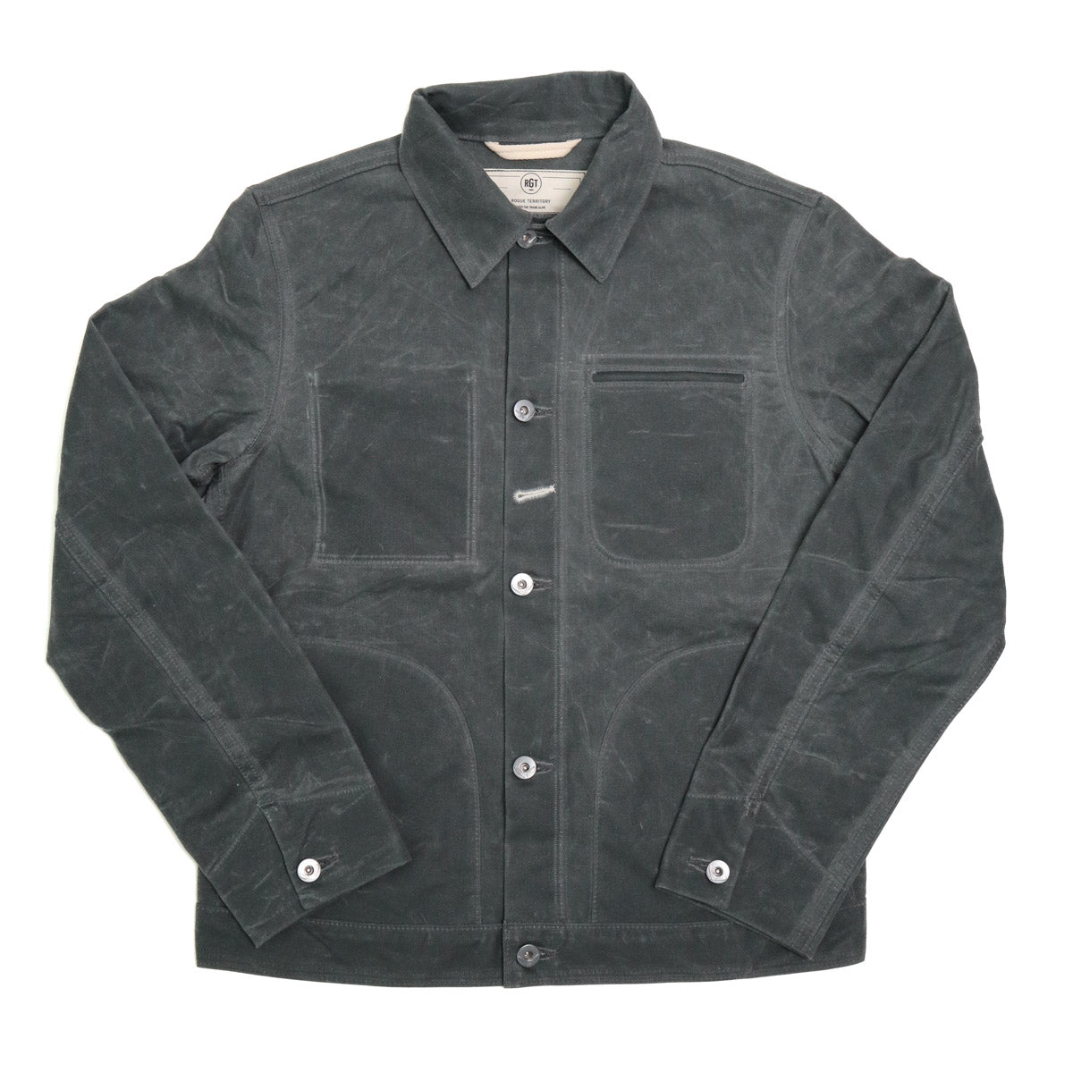 Ridgeline Supply Jacket Grey Waxed Canvas