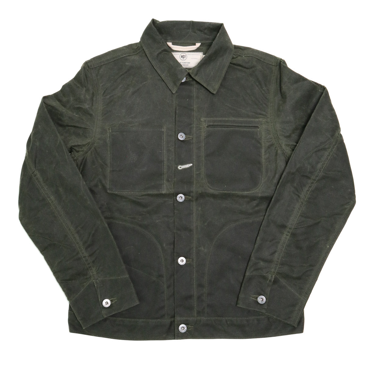 Ridgeline Supply Jacket Olive Waxed Canvas