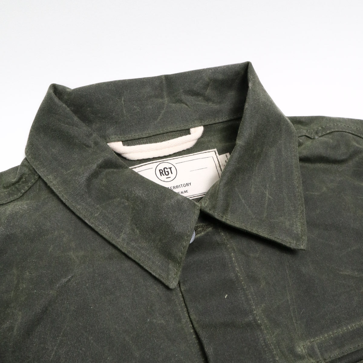 Ridgeline Supply Jacket Olive Waxed Canvas