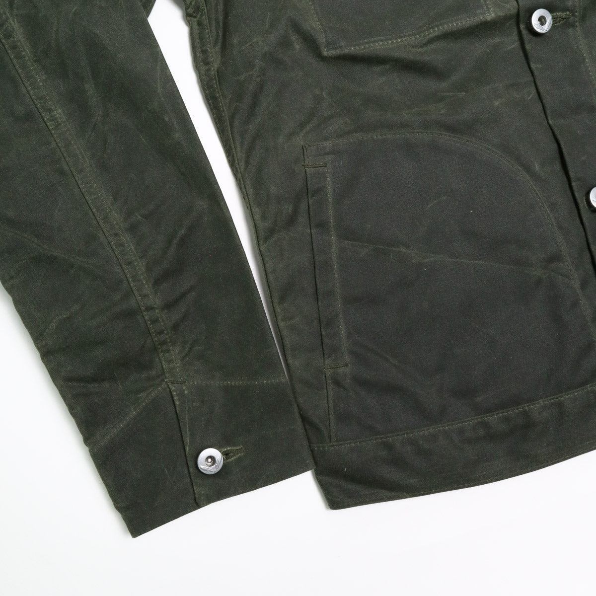 Ridgeline Supply Jacket Olive Waxed Canvas