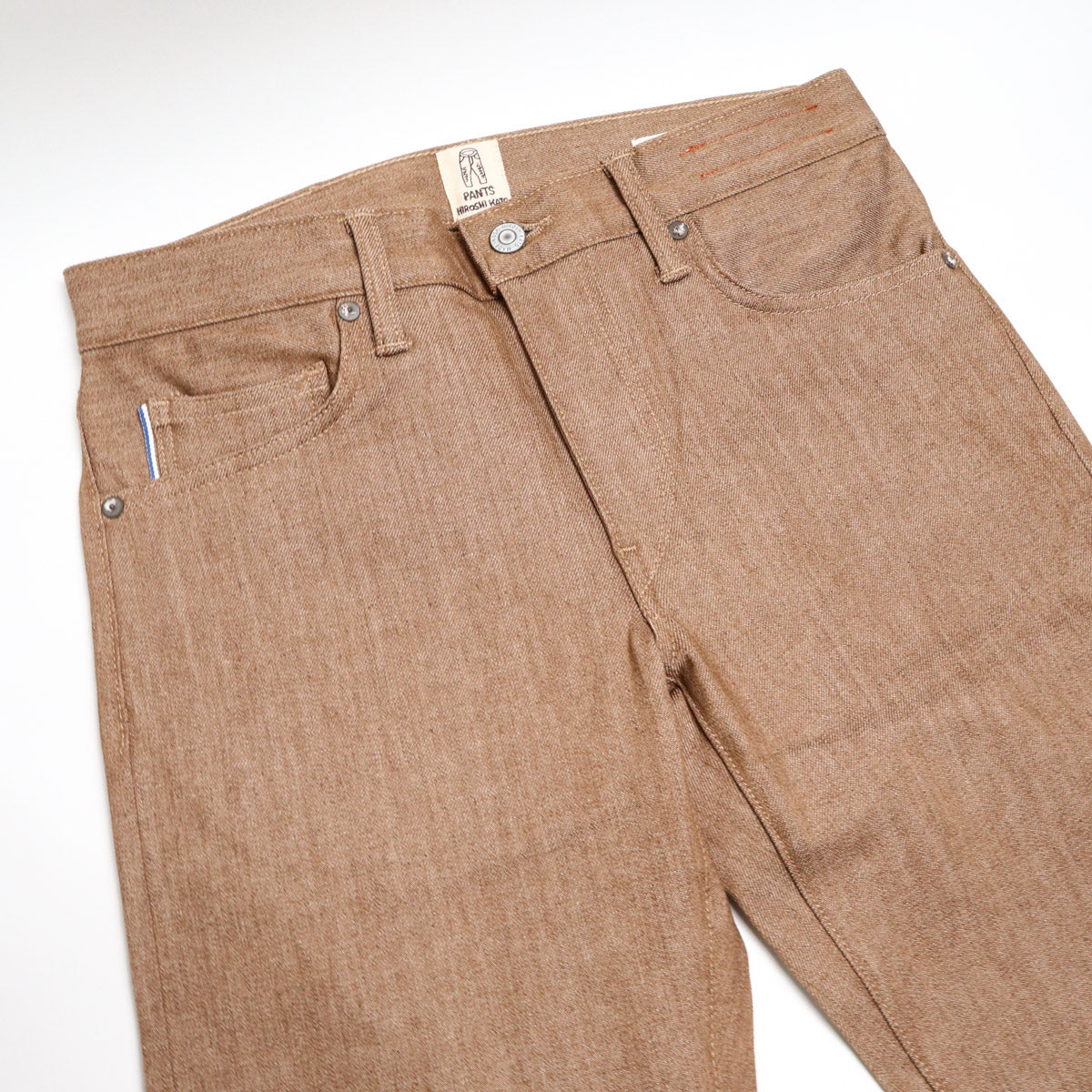 The Pen 10.5oz Copper Raw Selvedge Denim