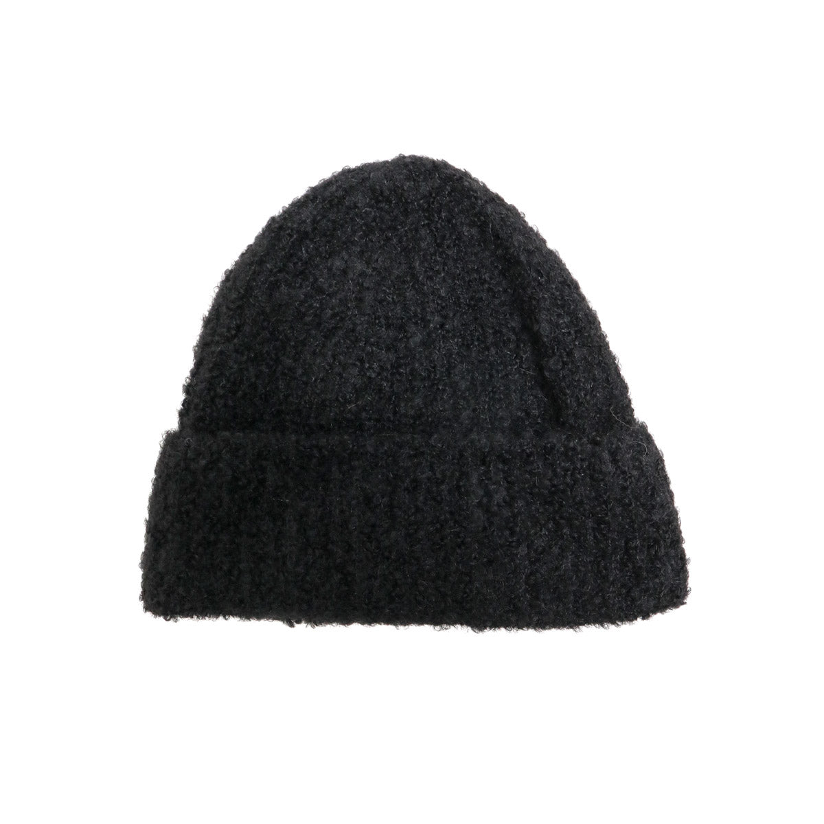 Watch Cap Black Boucle