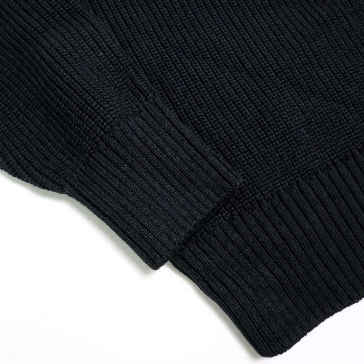 Cotton Crewneck Sweater Black