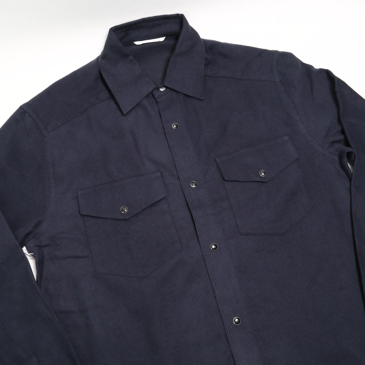 Snap Western Shirt Midnight Shadow Stripe