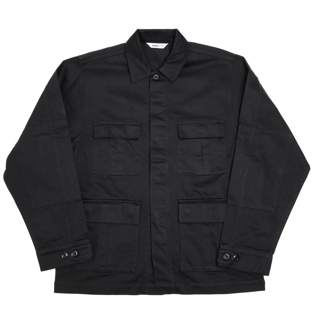 BDU Jacket Black Back Satin