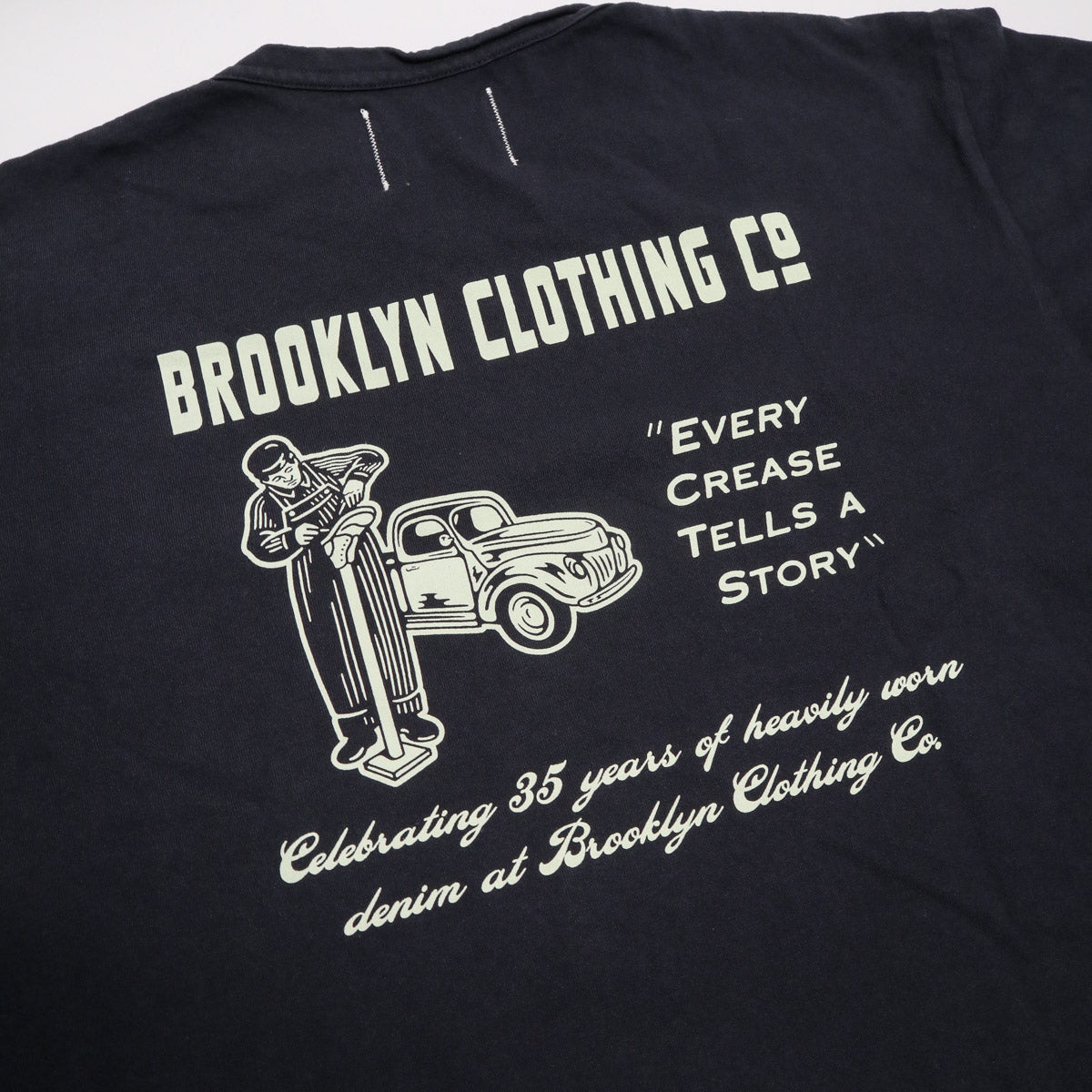 Dehen x Brooklyn Clothing 35th Anniversary Tee Dark Charcoal