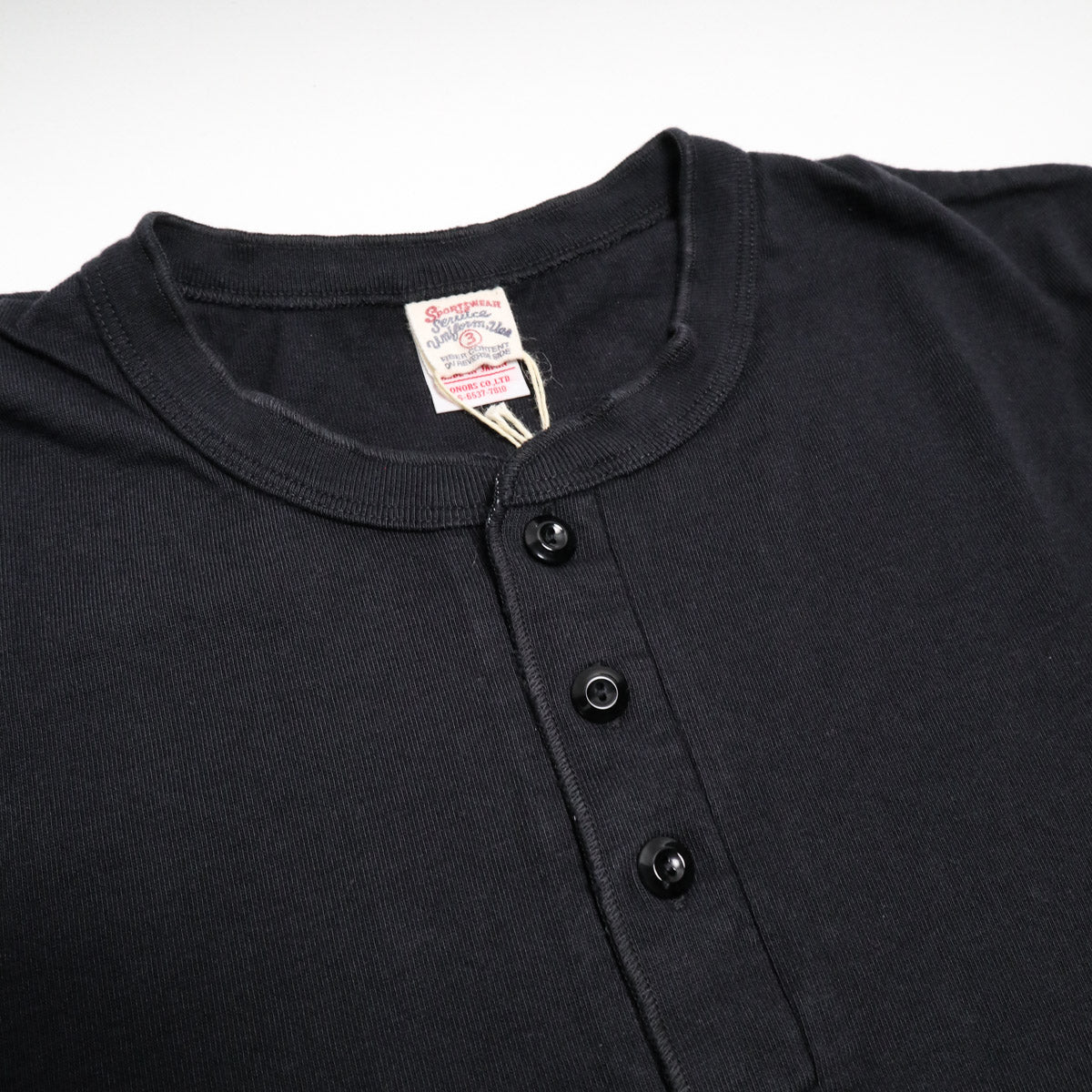 Ramayana Henley T-Shirt Black