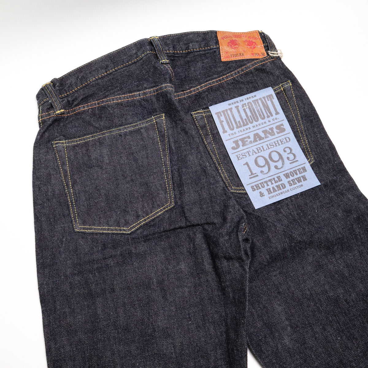 1101XXW Straight Selvedge Denim 15.5oz One Wash Indigo