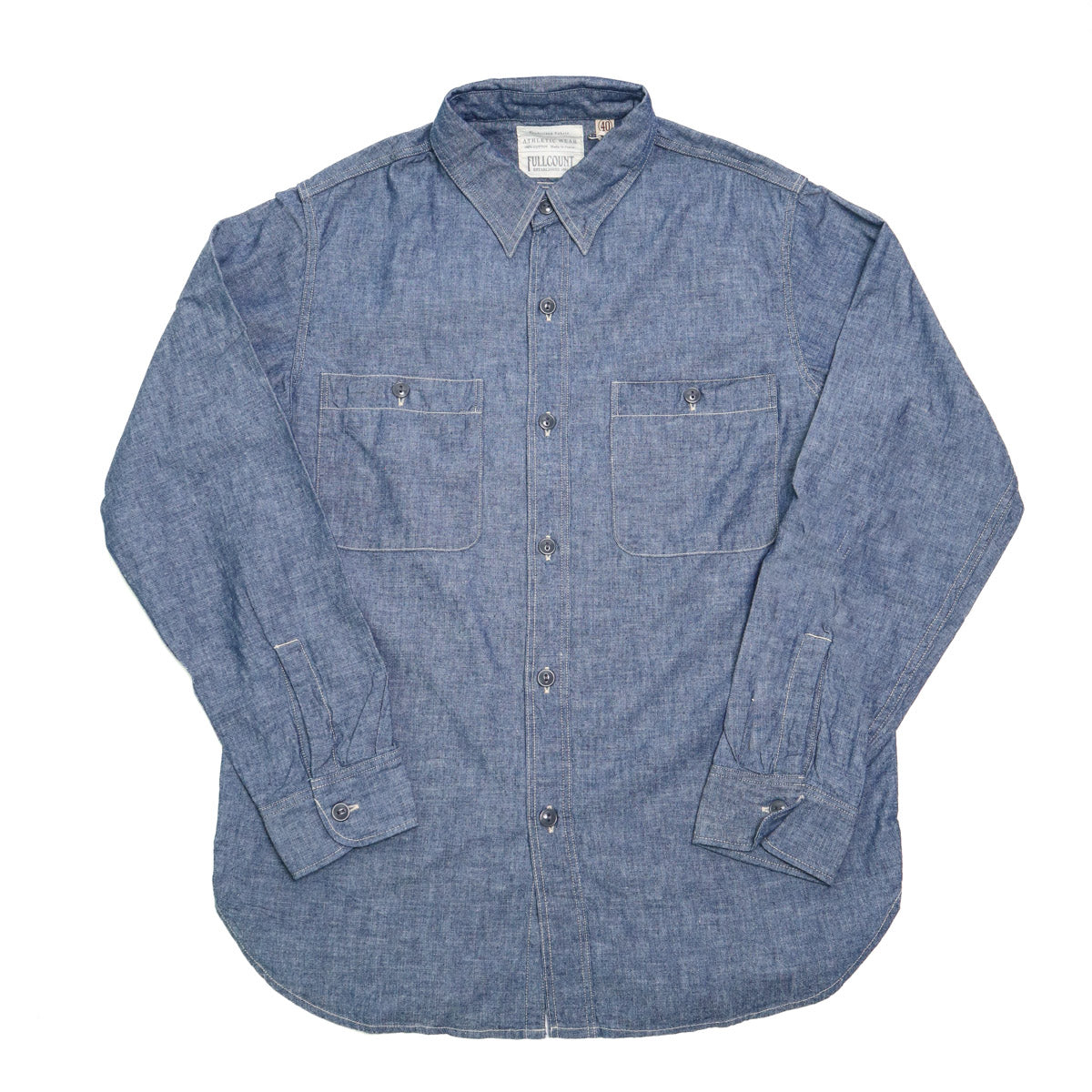 4810-21 Chambray Shirt Indigo Blue