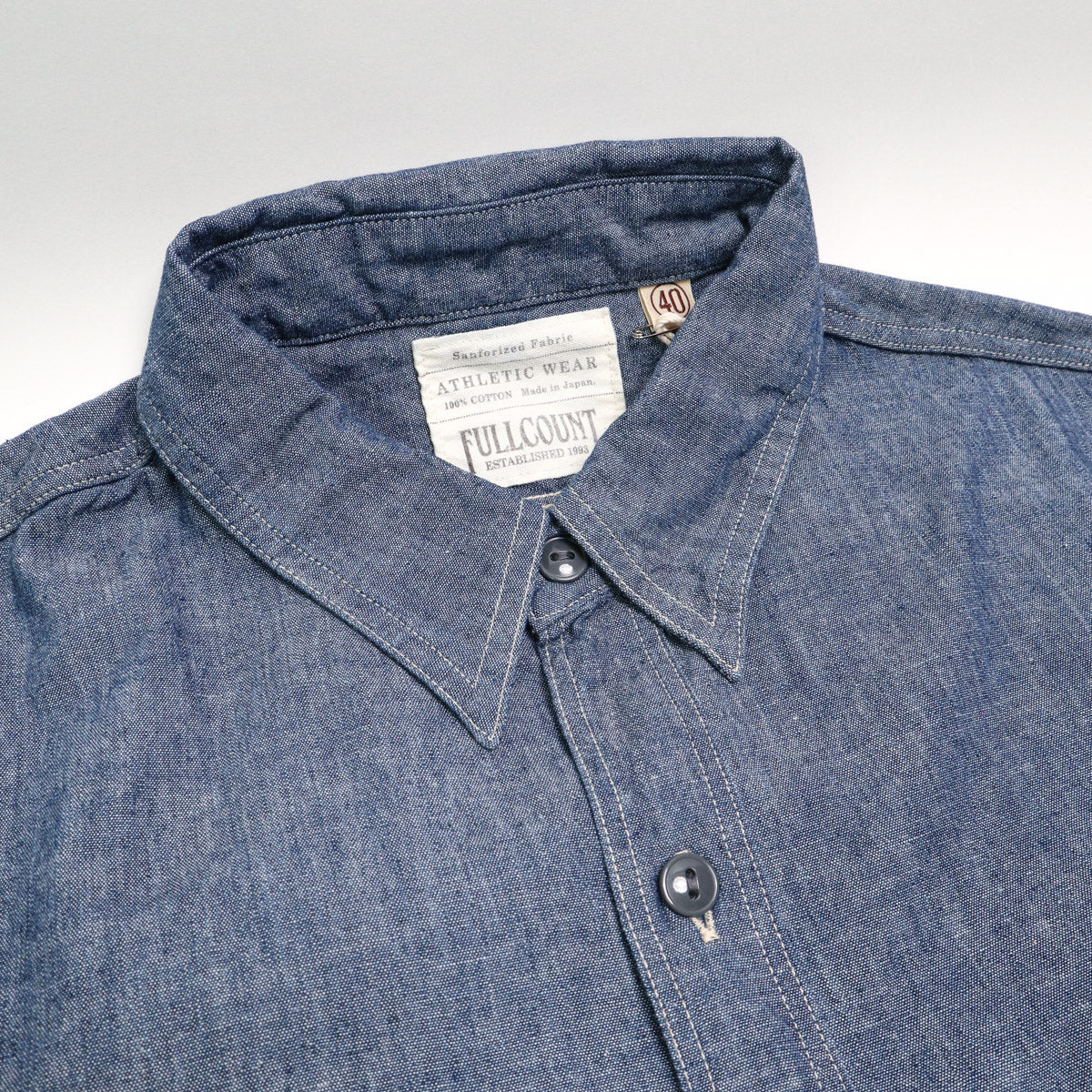 4810-21 Chambray Shirt Indigo Blue