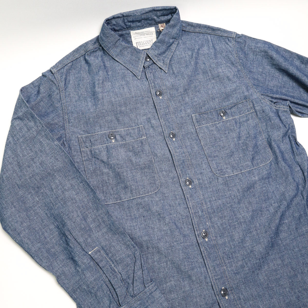 4810-21 Chambray Shirt Indigo Blue