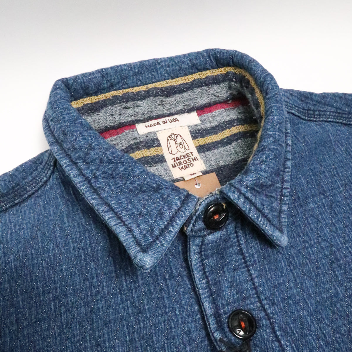 The Anvil Quilt Denim Light Indigo