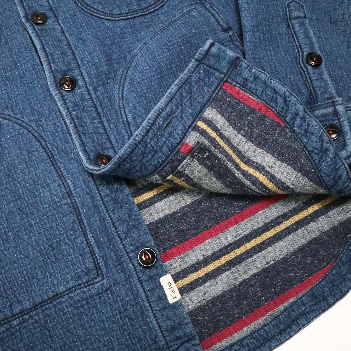 The Anvil Quilt Denim Light Indigo