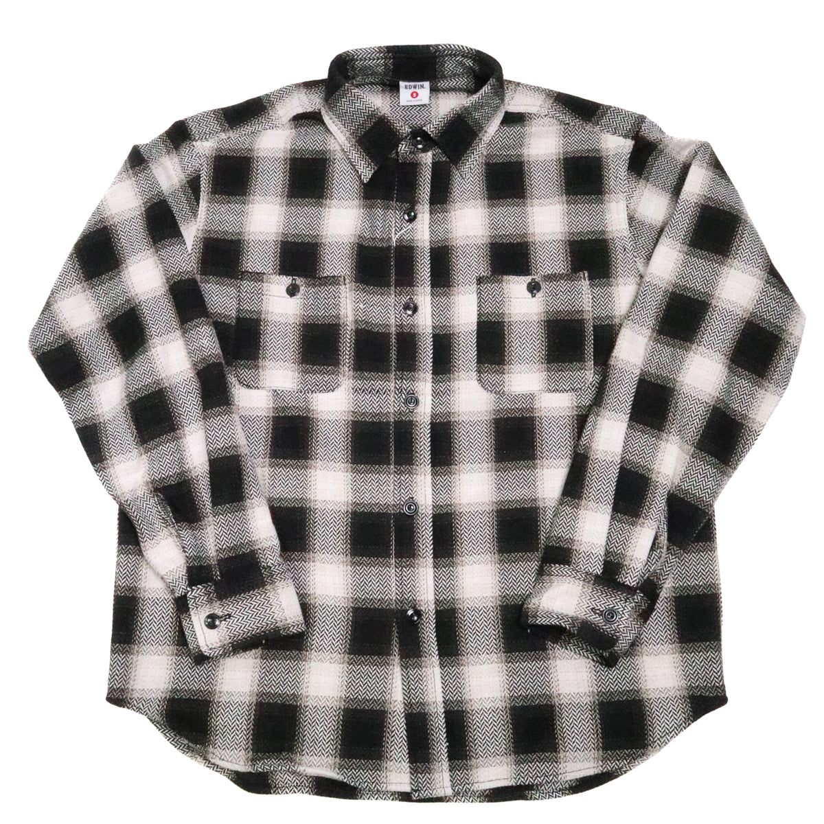 KST30 Heavyweight Flannel Workshirt White