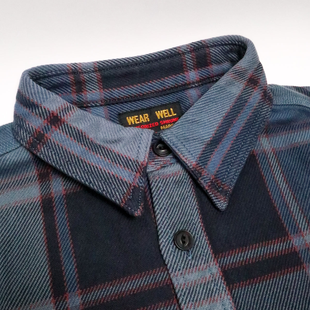 Extra Heavy Flannel Shirt Blue