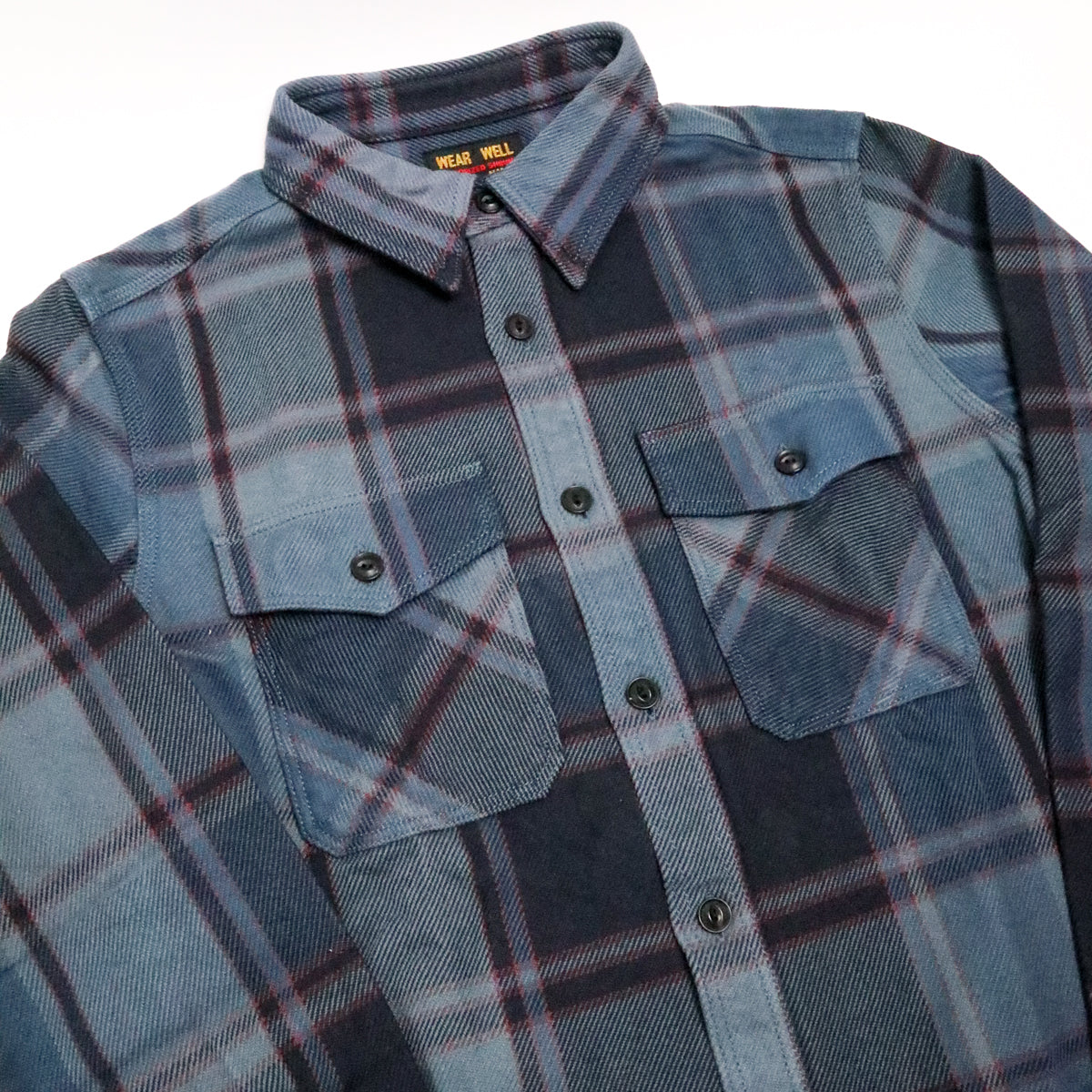 Extra Heavy Flannel Shirt Blue