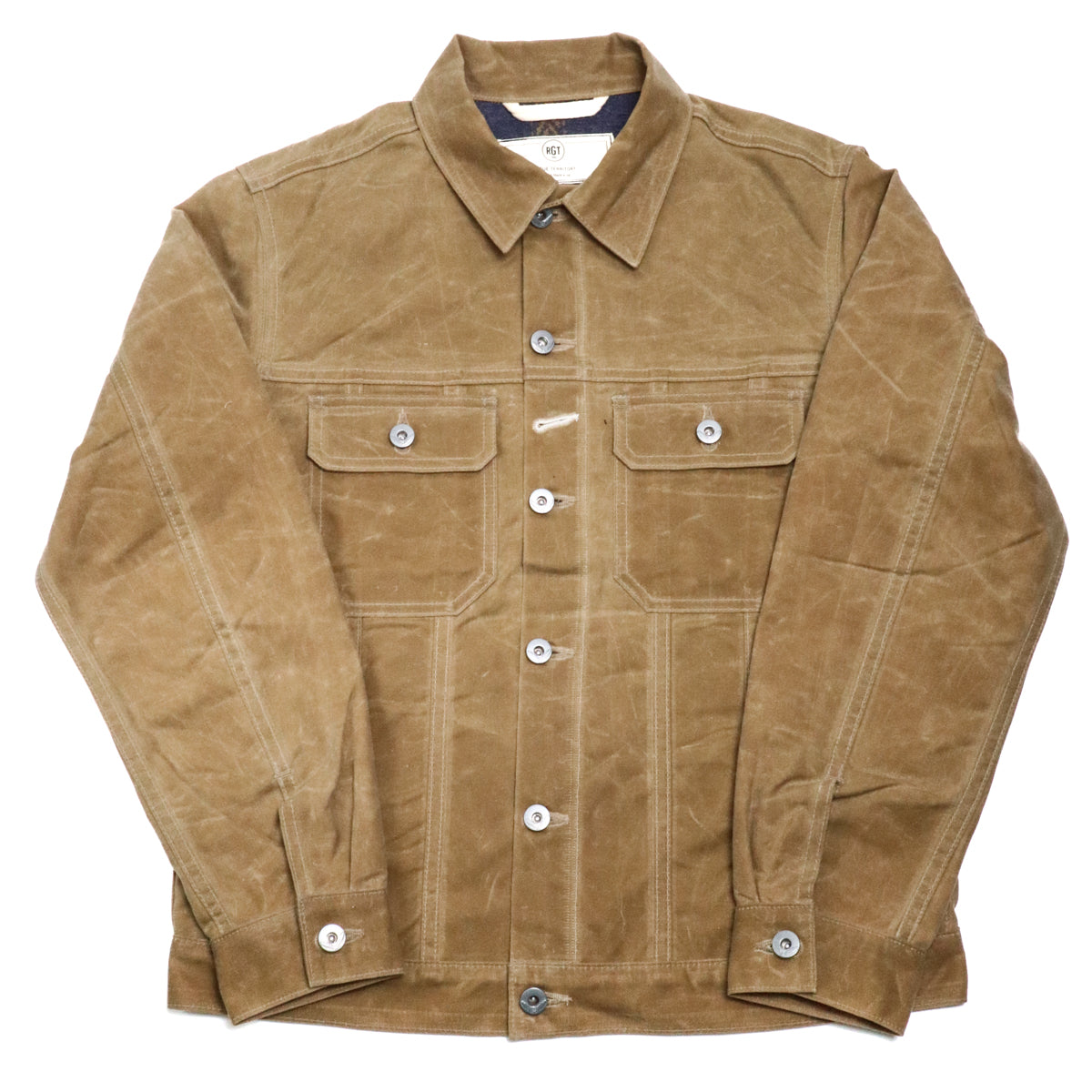 Lined Cruiser Jacket Waxed Tan