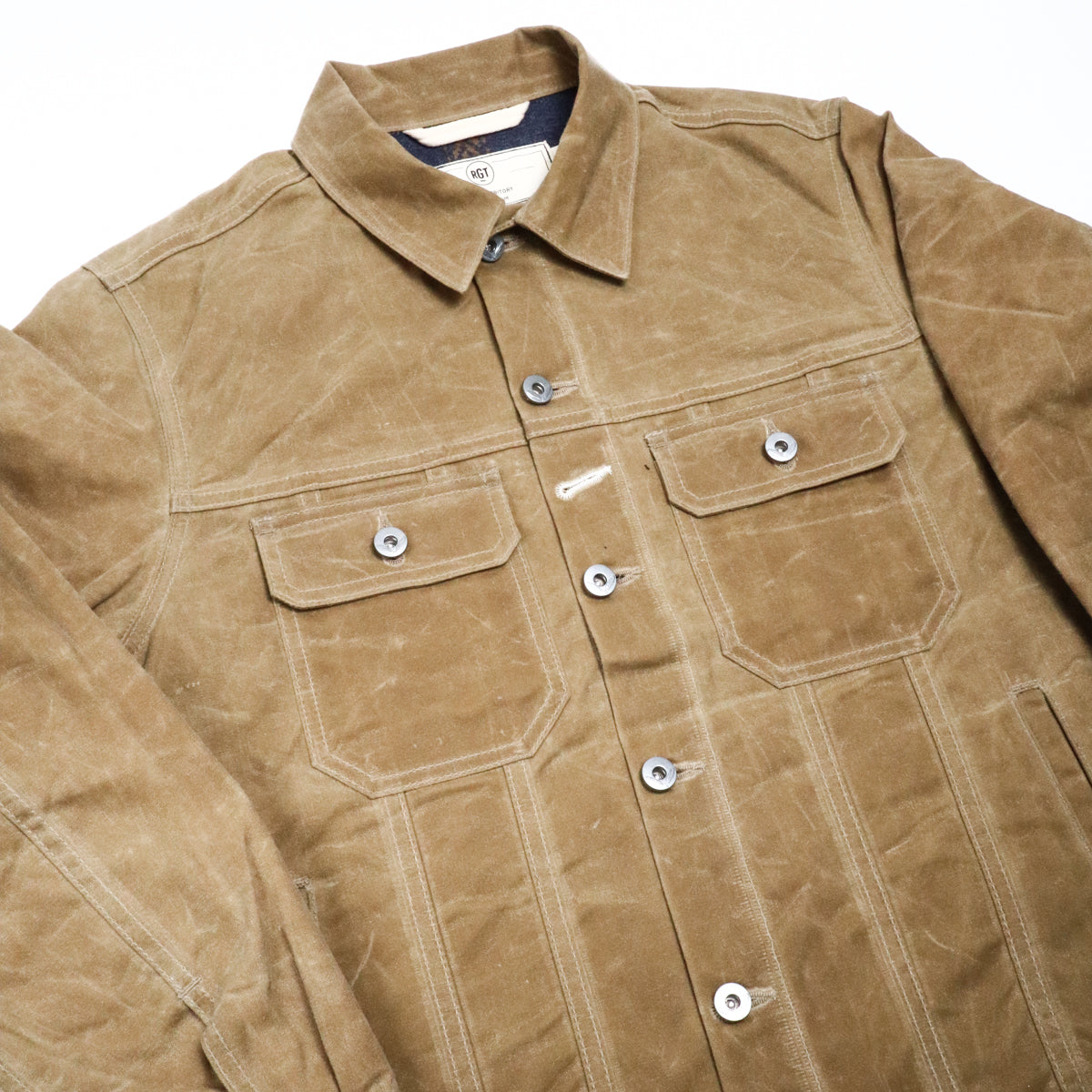 Lined Cruiser Jacket Waxed Tan