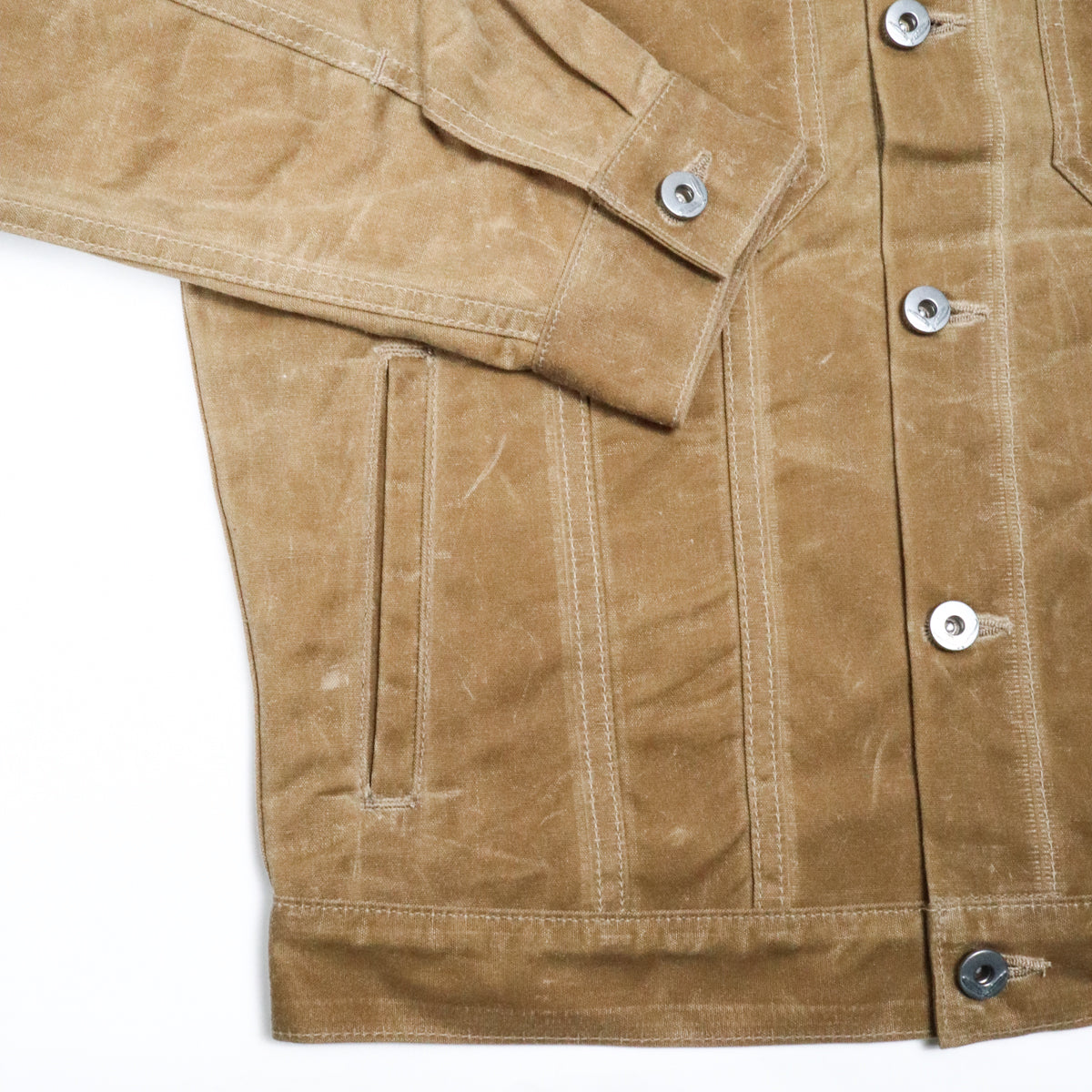 Lined Cruiser Jacket Waxed Tan