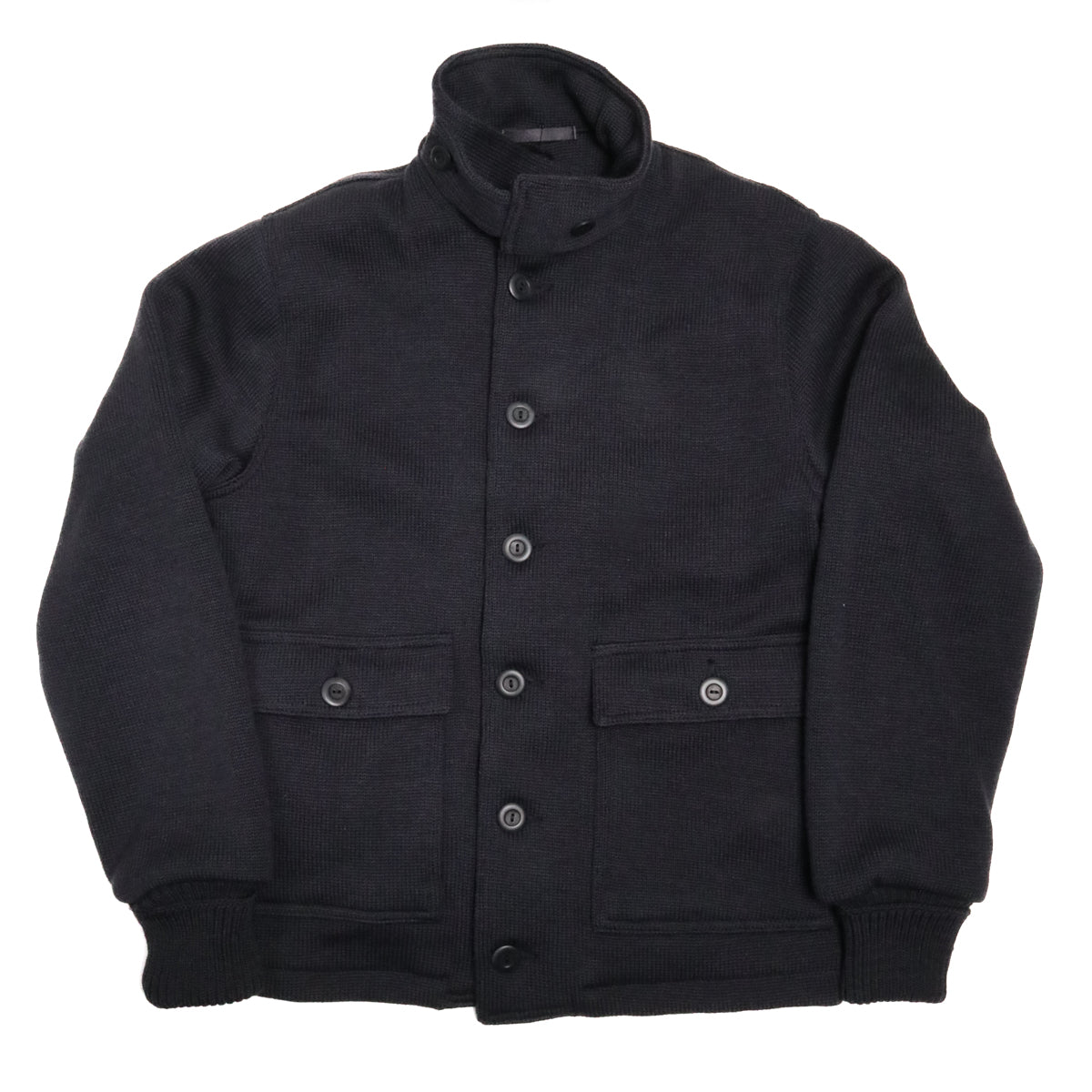 Lined Submariner Sweater Coat Dark Charcoal