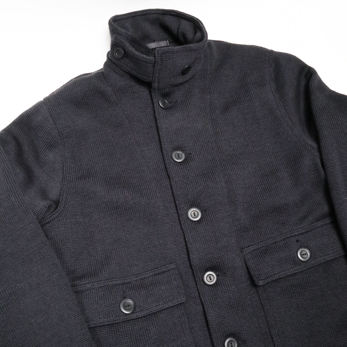 Lined Submariner Sweater Coat Dark Charcoal