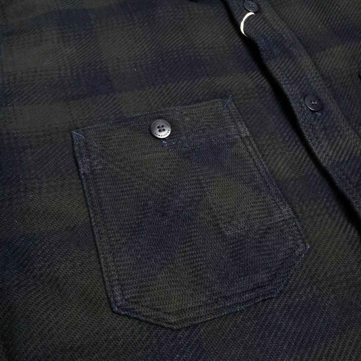 SIN24-03 Rope Dyed Indigo Flannel Shirt