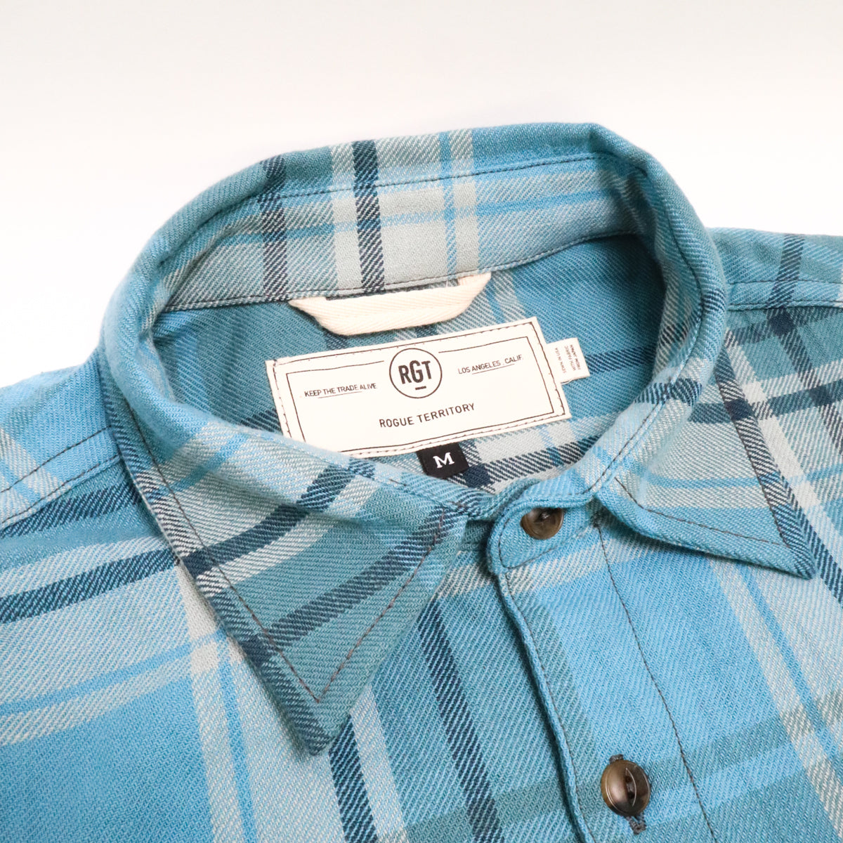 Field Shirt Icy Blue Plaid