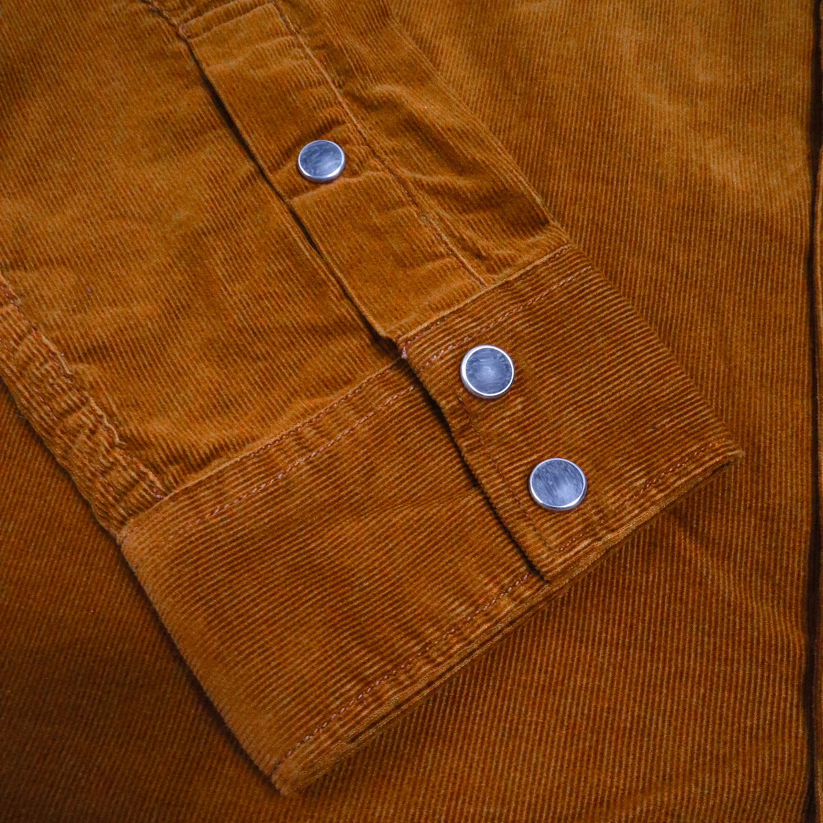 2230 Corduroy Curved Pocket Shirt Camel