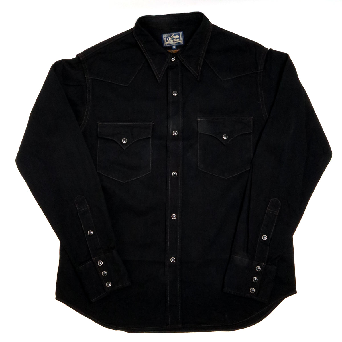 45th Anniversary "Amami Dorozome" Western Shirt Black/Dark Brown