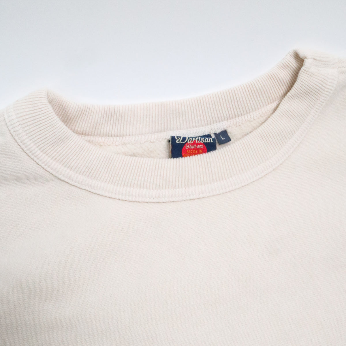 SP-112 45th Anniversary "Ishikawadai" Reverse Weave Sweatshirt Ivory