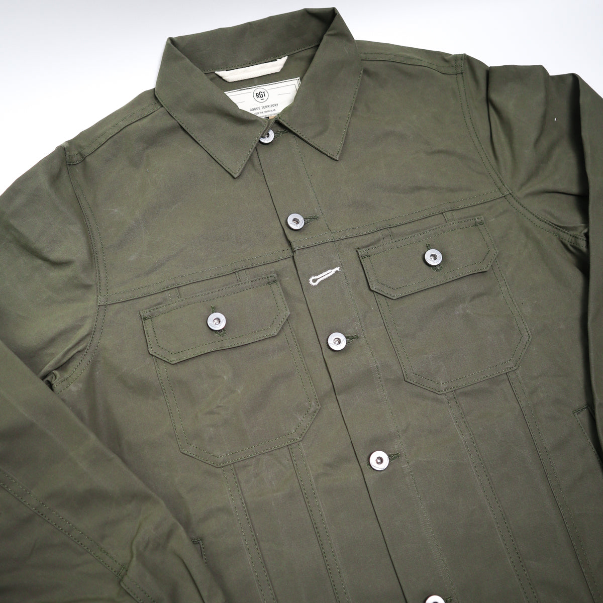 Cruiser Jacket Dry Wax Canvas Olive