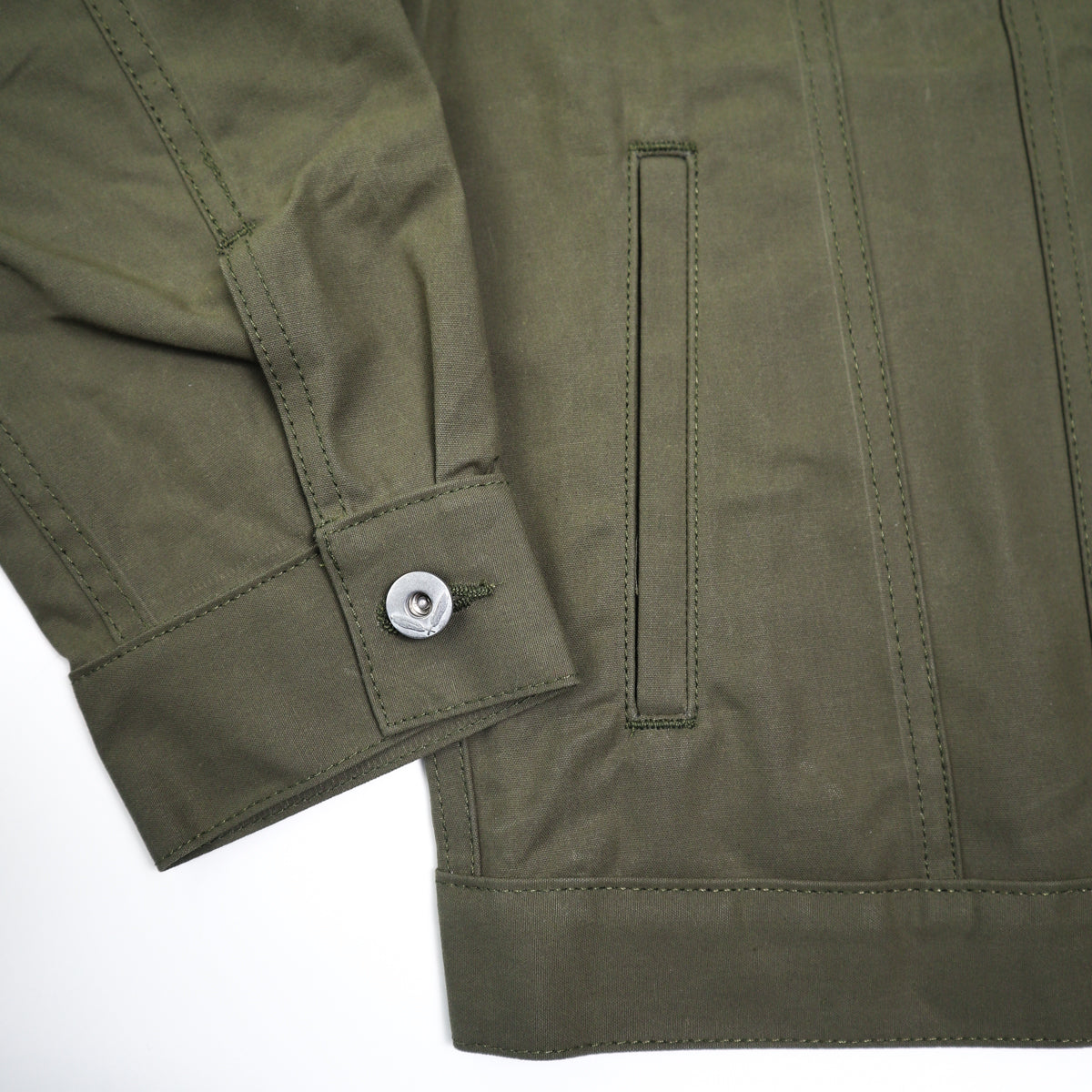 Cruiser Jacket Dry Wax Canvas Olive