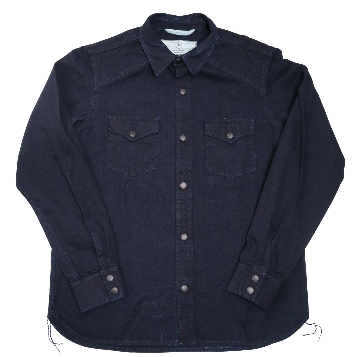 Western Shirt 11oz Rinsed Indigo Selvedge Canvas