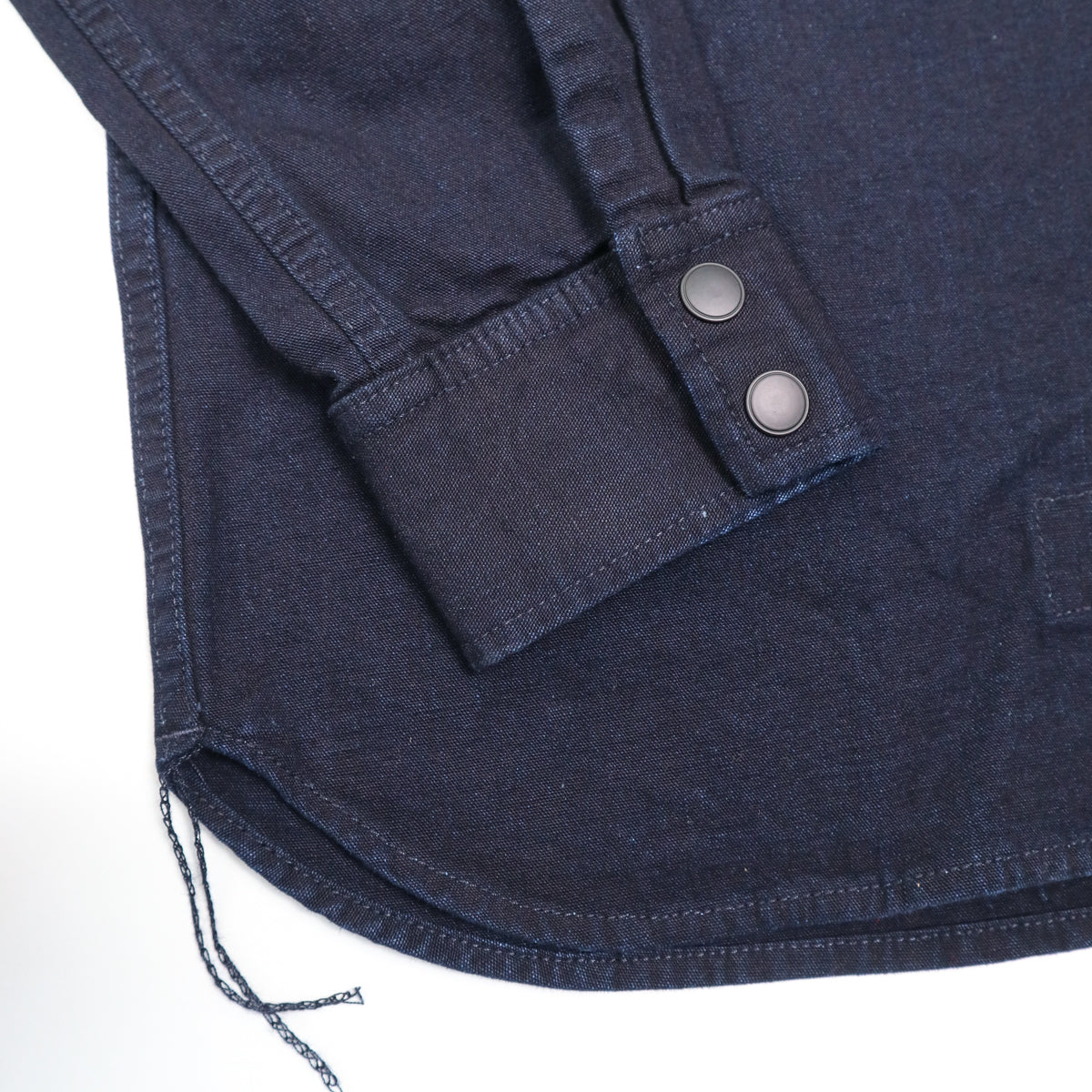 Western Shirt 11oz Rinsed Indigo Selvedge Canvas