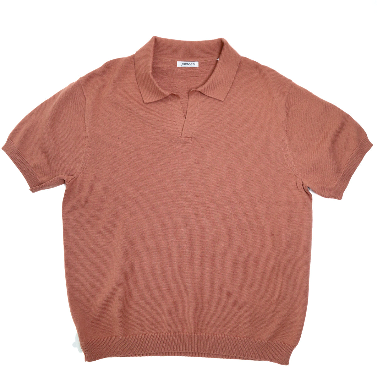 Knit Polo Clay Pima Cotton