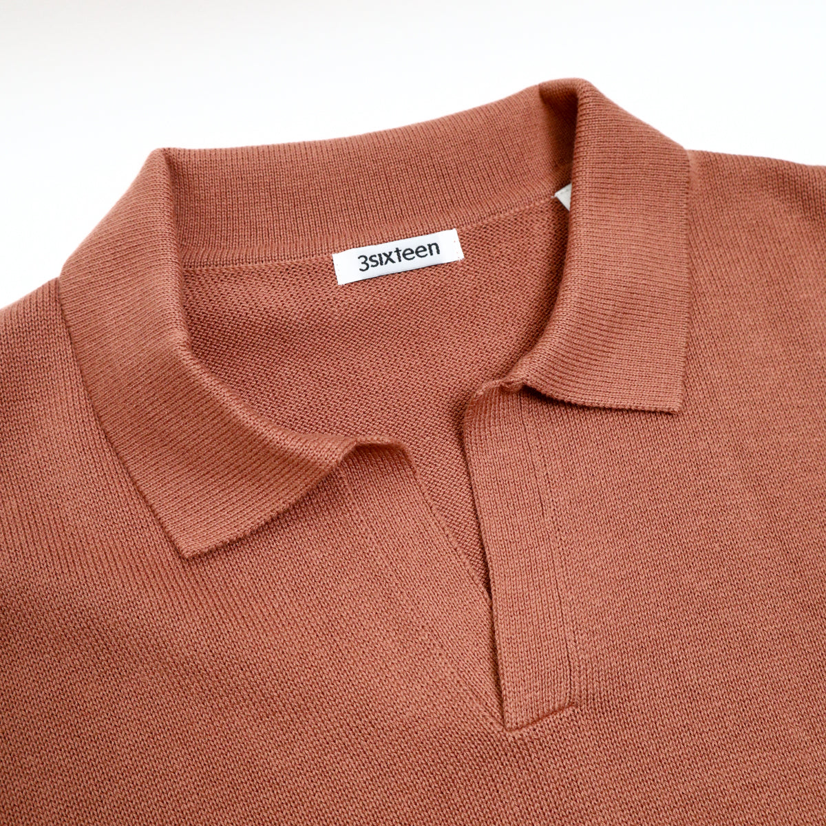 Knit Polo Clay Pima Cotton