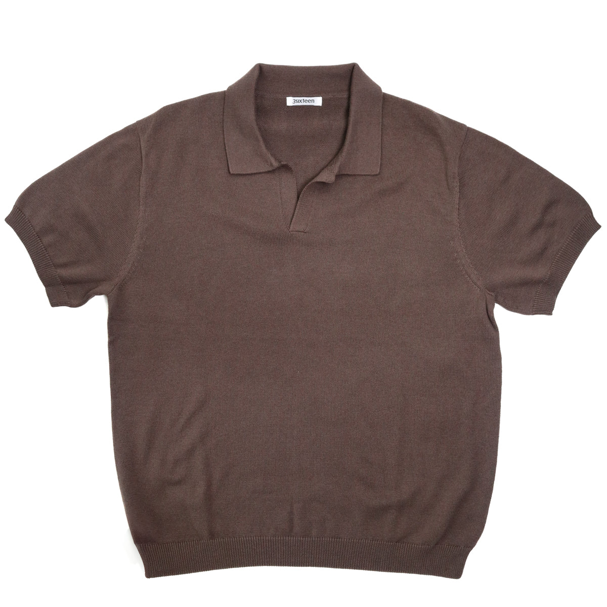 Knit Polo Earth Pima Cotton