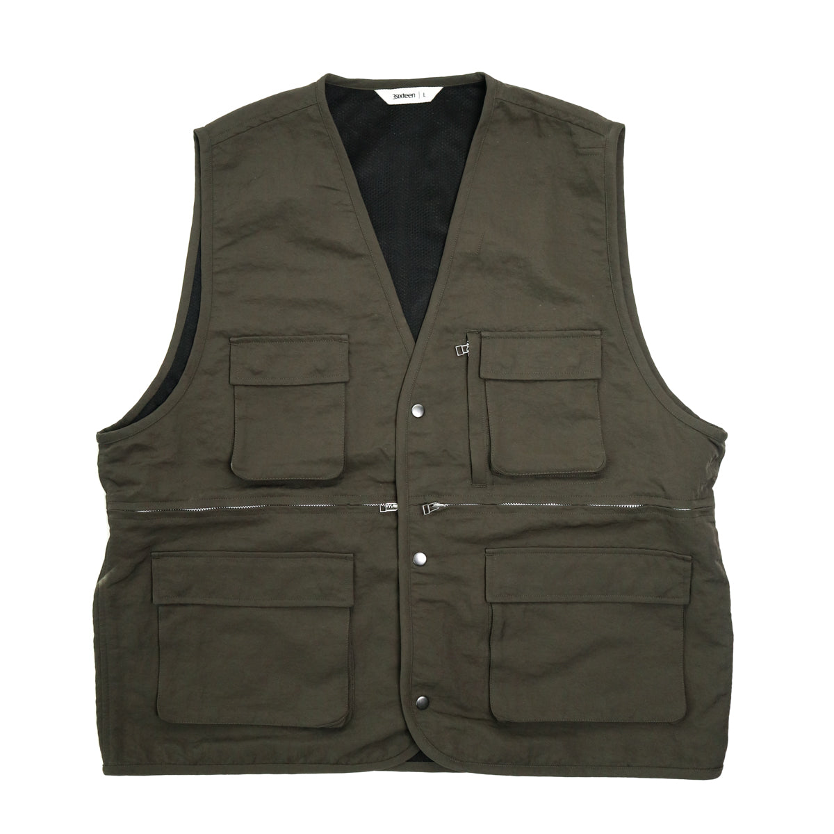 Field Vest Olive Wrinkle Nylon