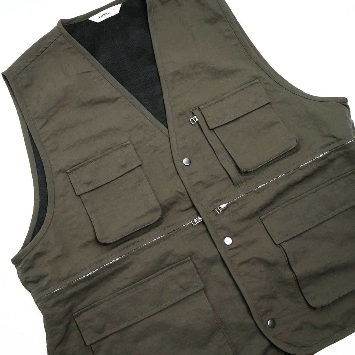 Field Vest Olive Wrinkle Nylon