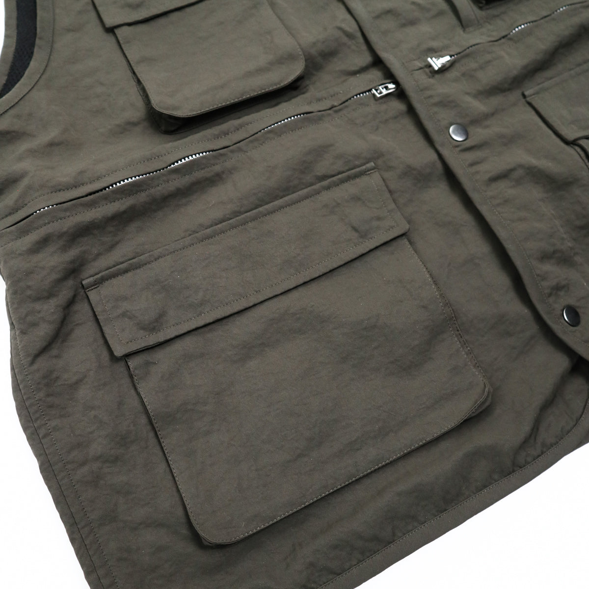 Field Vest Olive Wrinkle Nylon