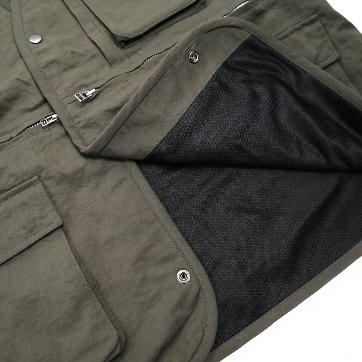 Field Vest Olive Wrinkle Nylon