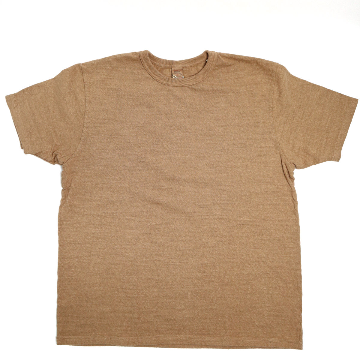 No.8 Slub Nep T-Shirt Camel — Brooklyn Clothing